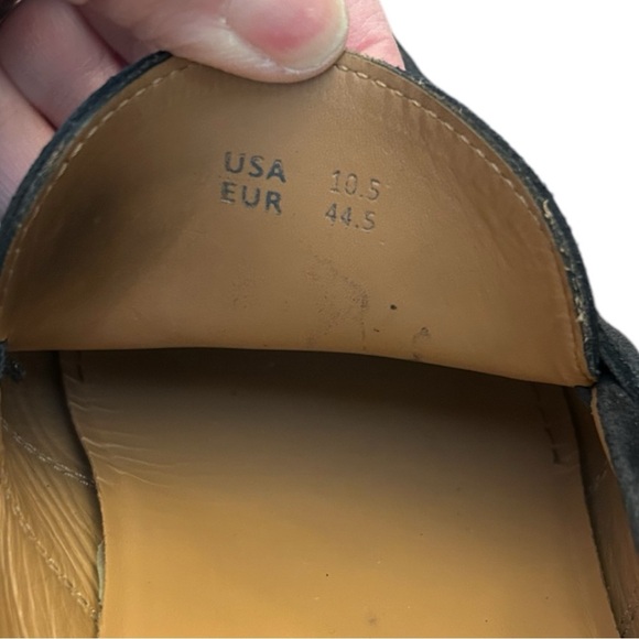 Vince Men's Black Suede Slip On Loafers - Picture 10 of 11